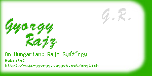 gyorgy rajz business card